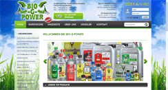 Desktop Screenshot of bio-g-power.de